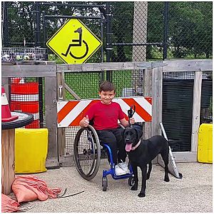 Wheel chair and stroller access