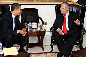 Barack Obama & Jalal Talabani in Baghdad 4-7-09