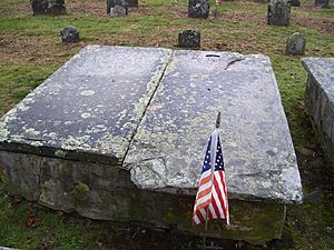 Benjamin Church grave in Little Compton RI