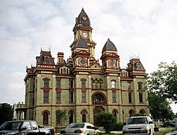 The Caldwell County Courthouse in Lockhart