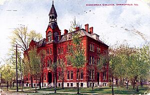 Concordia College in Springfield, Illinois c1900