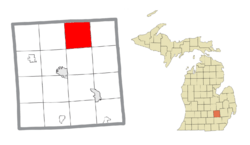 Location within Livingston County