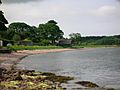 Fairlie beach and boat house