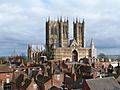 Lincoln Cathedral viewed from Lincoln Castle