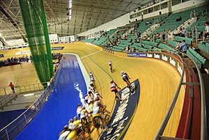 Manchester Velodrome straight