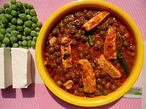 Matar-Paneer