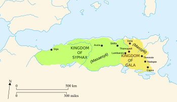 Map of Numidia