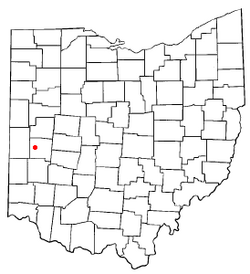 Location of Pleasant Hill, Ohio