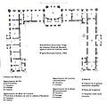 Plan premier étage chateau vieux meudon 1695 louvois