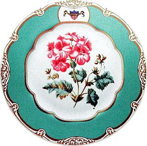 Polk White House china