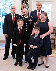 President Donald J. Trump Presents the Congressional Medal of Honor (44993873962) (cropped)