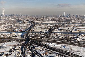 Pulaski Skyway at NJ TPK, Newark