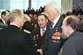 Putin and Sergey Mikhalkov