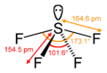 Sulfur-tetrafluoride-2D-dimensions