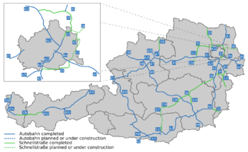 Autobahnen und Schnellstraßen in Österreich