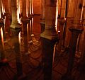 Basilica cistern istanbul mirror