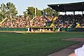 Centennial Field First Base Line