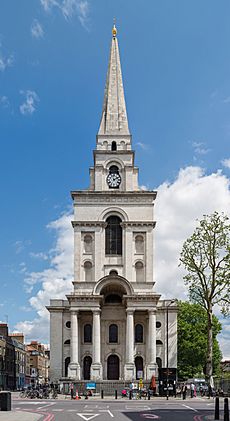 Christ Church exterior, Spitalfields, London, UK - Diliff