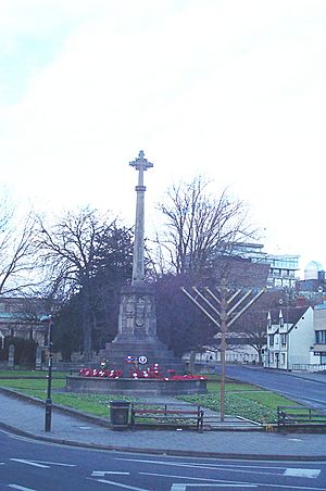 Cross menorah Oxford 20051225