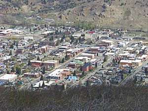 Downtown Anaconda, looking north