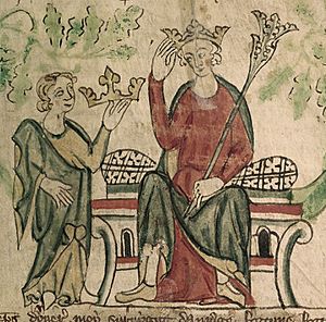 Edward II - British Library Royal 20 A ii f10 (detail)