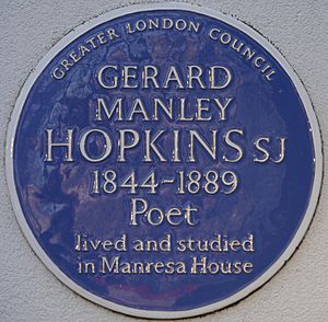 GerardManleyHopkinsBluePlaque