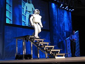 Honda ASIMO Walking Stairs