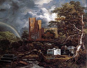 Jacob Isaacksz. van Ruisdael - The Jewish Cemetery - WGA20486