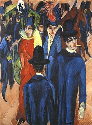 Kirchner Berlin Street Scene 1913