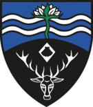 Lucy Cavendish College heraldic shield