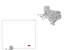 Location of Stanton, Texas