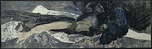 Mikhail Vrubel - Flying Demon - Google Art Project