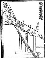 Ming Dynasty eruptor proto-cannon