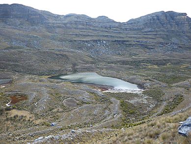 Moraine dammed lake 