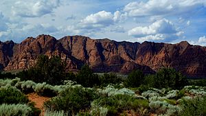 Near Ivins, UT, Shivwits Geology, 2011 - panoramio (1)