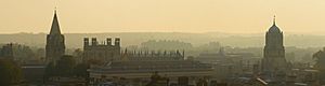 Oxford Skyline Panorama from St Mary's Church - Oct 2006