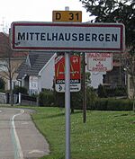 Panneau Mittelhausbergen