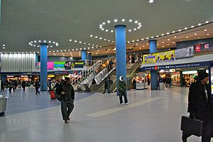 Penn Station concourse