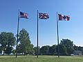 Perry's Monument flags