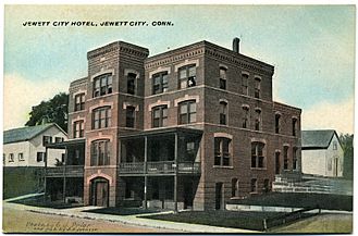 PostcardJewettCityHotel1909