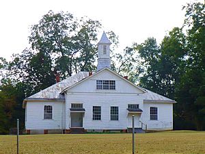 Prairie Mission school building