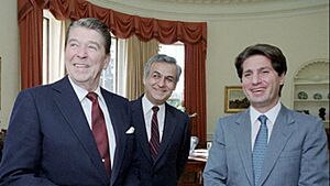 Ronald Reagan Amine gemayel meeting