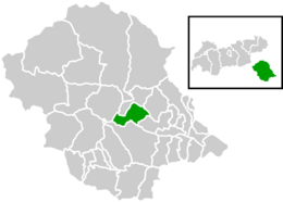 Location within Lienz district