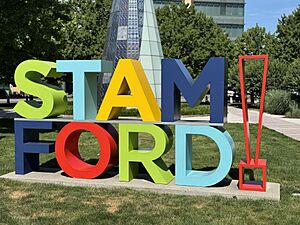 Stamford City Sign