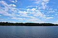 Summer Sky Over the Lake