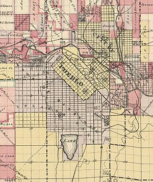 Town of Bessemer in 1888