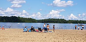 Beach at Hardy Lake