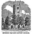 BowdoinSqBaptist Boston HomansSketches1851