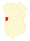 Map of Alto Hospicio commune in Tarapacá Region