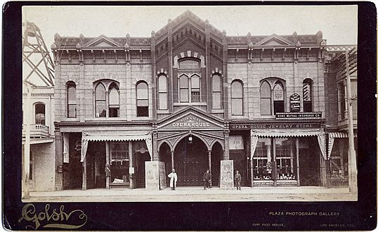 Grand Opera House Los Angeles c.1884-1893